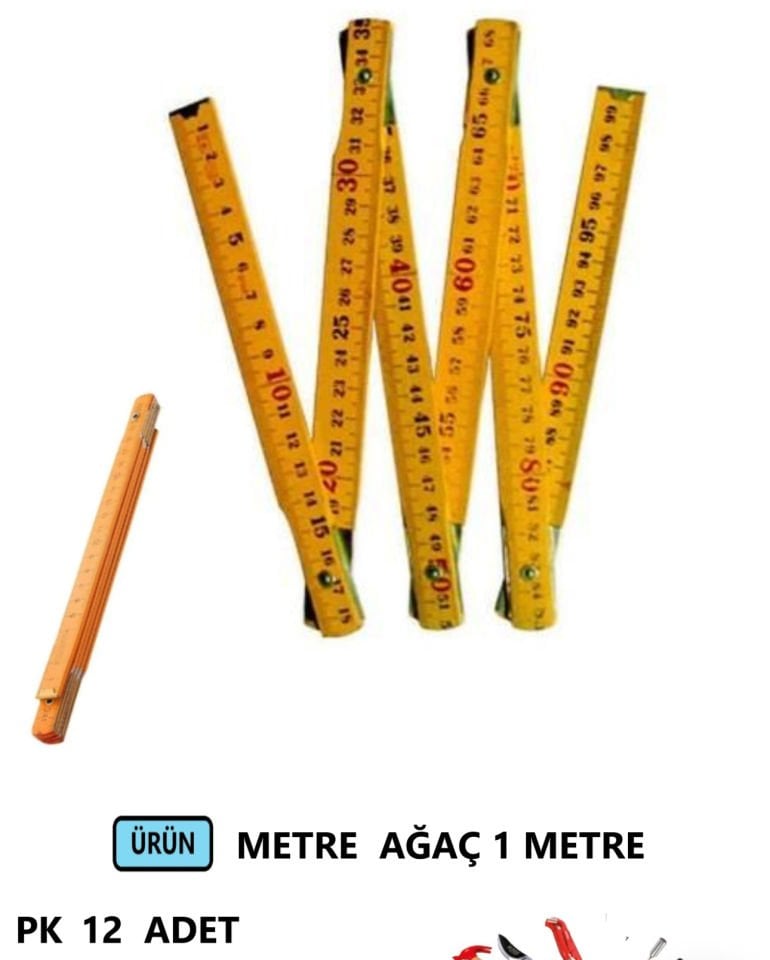 METRE AĞAÇ KATLANIR 1 METRE