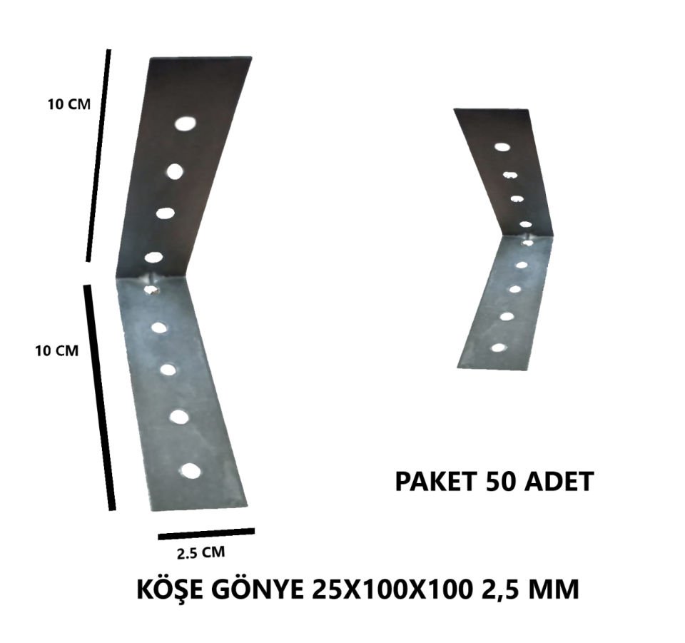 KÖŞE GÖNYE 25X100 2,5 MM