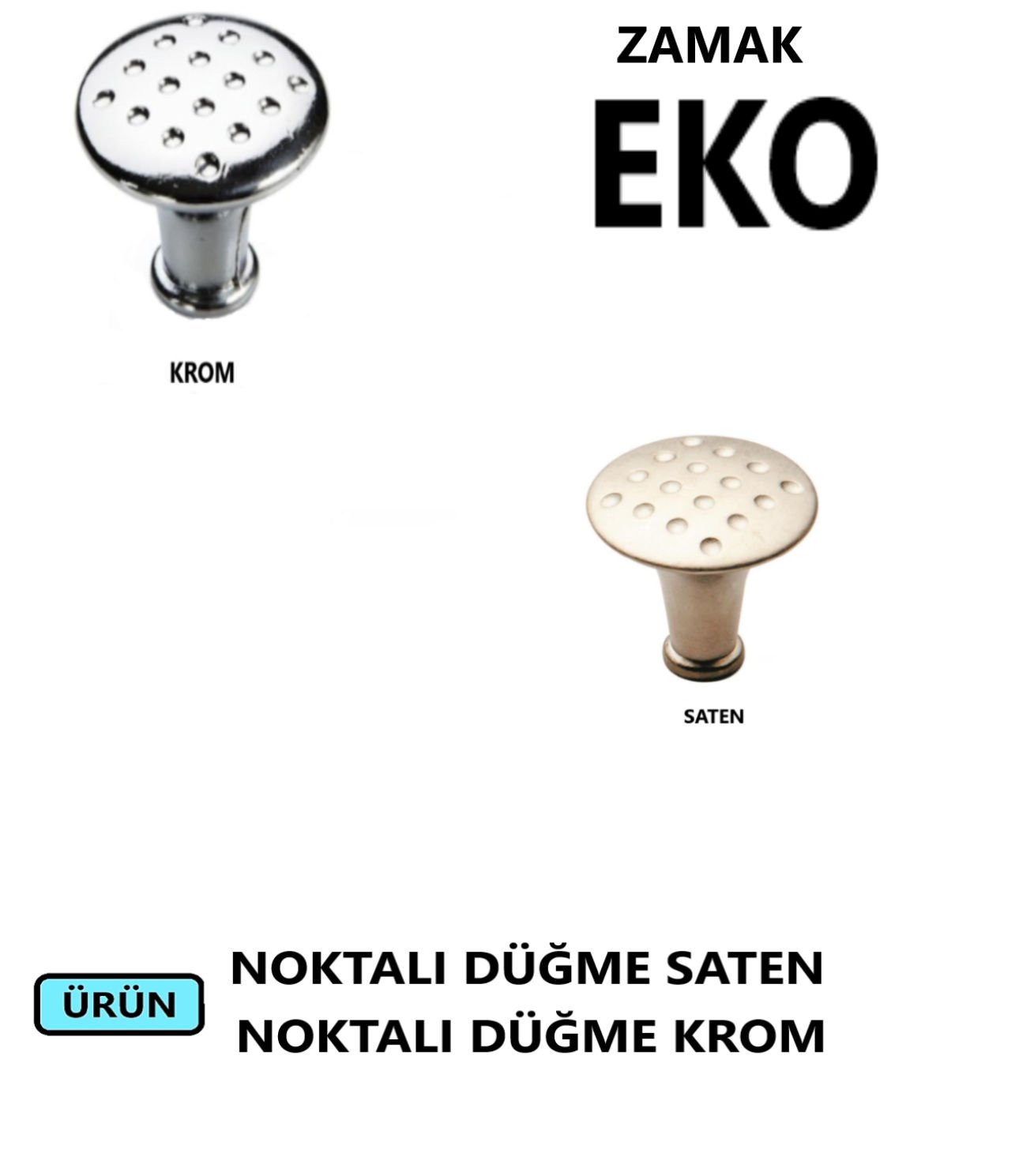 DÜĞME KULP NOKTALI SATEN EKO