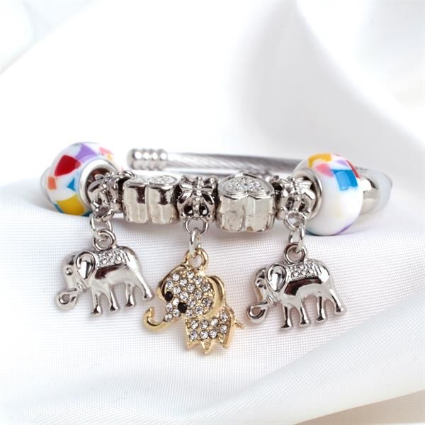 Hayvan Temalı Charm Detaylı Pandora Bileklik