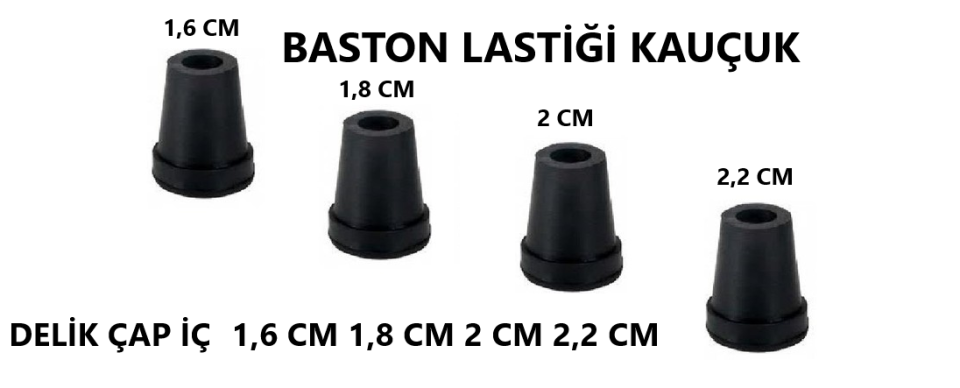 BASTON LASTİĞİ KAUÇUK ÇAP İÇ 2,2 CM