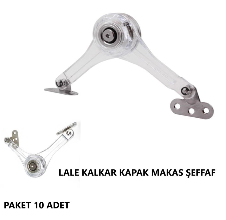KALKAR KAPAK MAKAS PLASTİK ŞEFFAF
