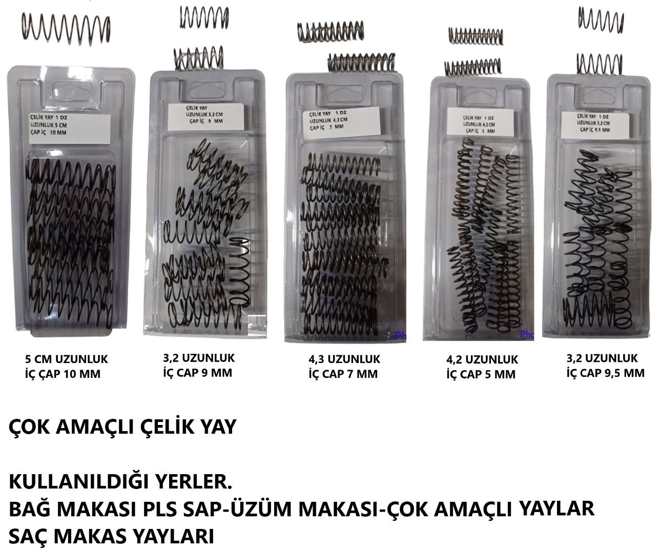 YAY ÇELİK ÇOK AMAÇLI 4,2 CM X 5 MM İÇ PK 1 DZ