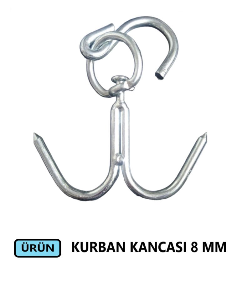 KURBAN KANCASI 8 MM KAPLAMALI