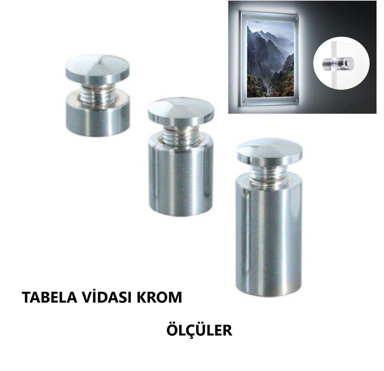 TABELA VİDASI 17X40 KROM