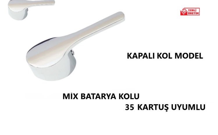 MİX BATARYA KOLU KAPALI MODEL 35 KARTUŞ UYUMLU