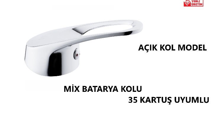 MİX BATARYA KOLU AÇIK MODEL 35 KARTUŞ UYUMLU