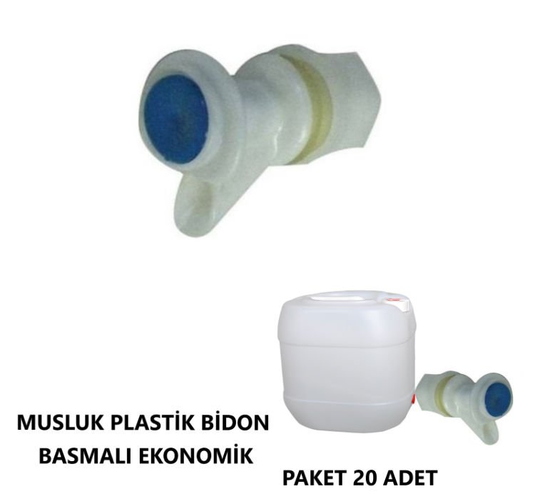MUSLUK PLASTİK BİDON BASMALI EKONOMİK