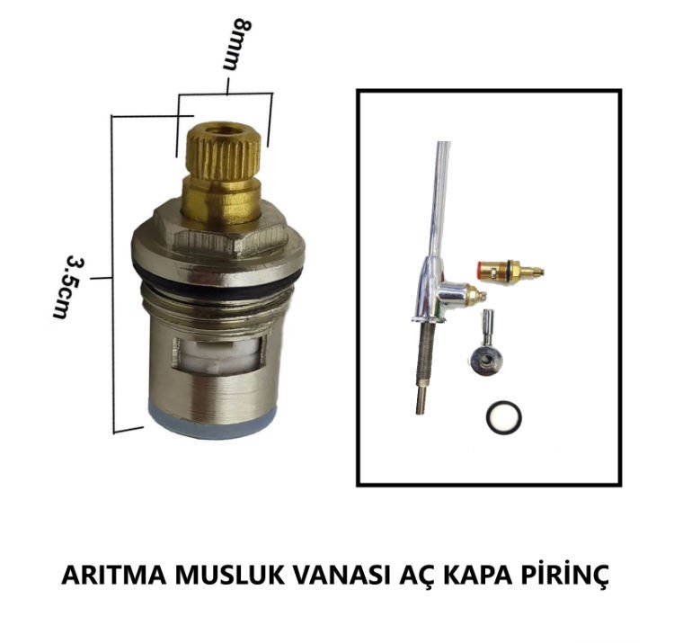 ARITMA MUSLUK SALMASTRA PRİNÇ