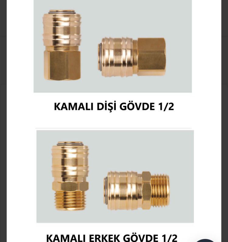 HORTUM DİŞİ GÖVDE ÖLÇÜ 1/2