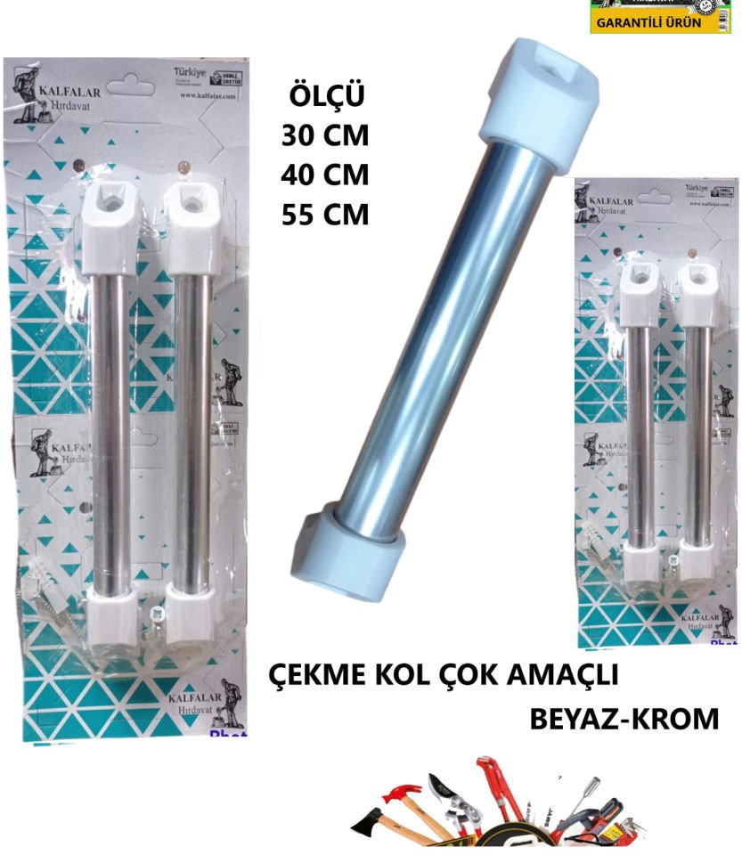 ÇEKME KOL ÇOK AMAÇLI 30 CM PAS. BEYAZ-ALM VAKUM A.