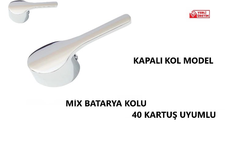 MİX BATARYA KOLU KAPALI MODEL 40 KARTUŞ UYUMLU