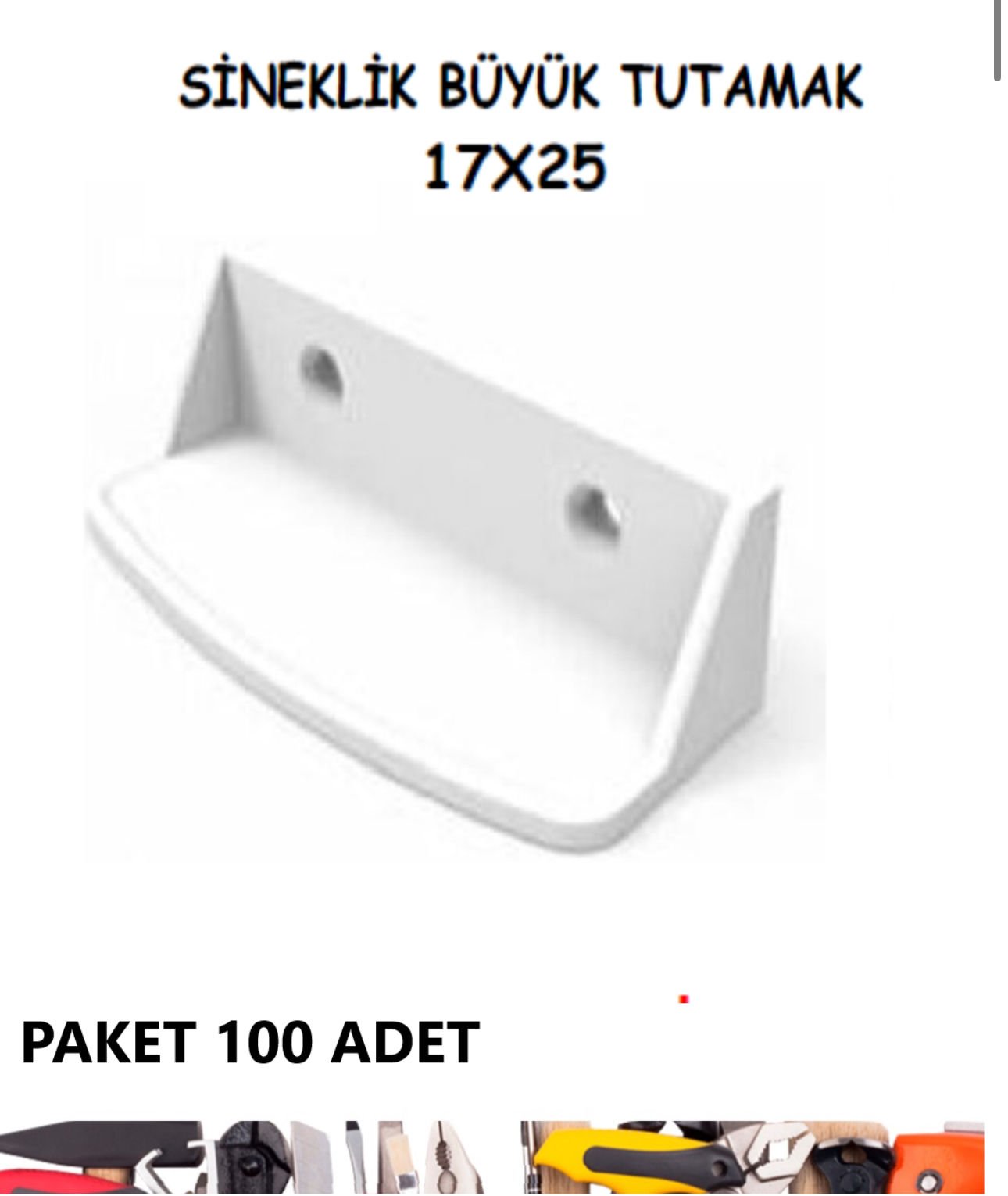 PVC SİNEKLİK TUTAMAK BÜYÜK 17X25 PAKET 100 ADET