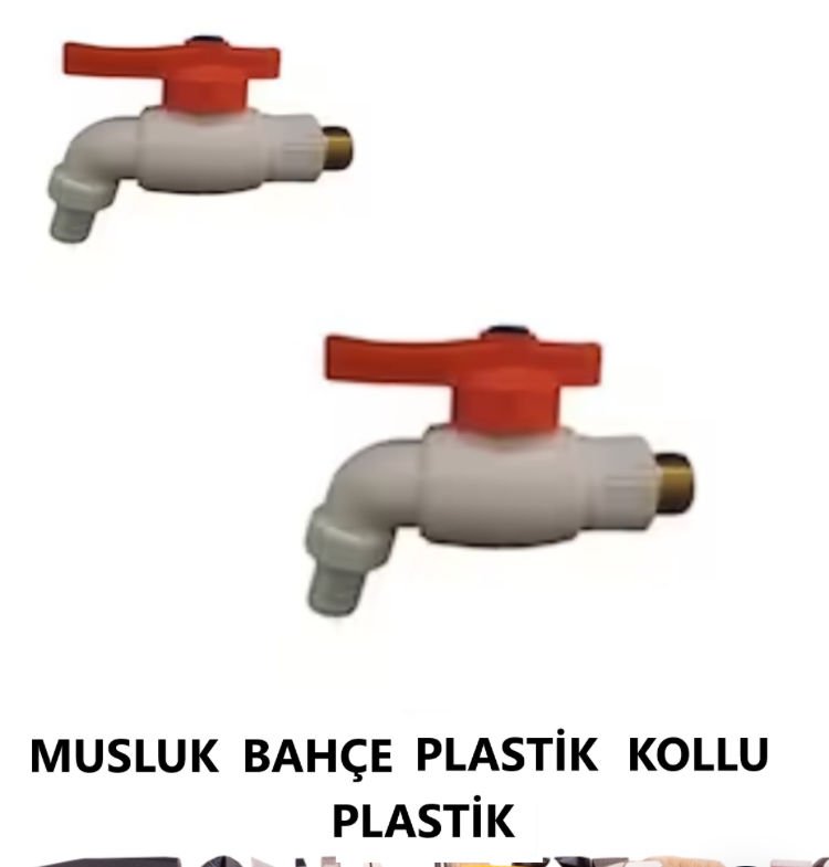 MUSLUK BAHÇE PLASTİK TURUNCU KOLLU 1/2