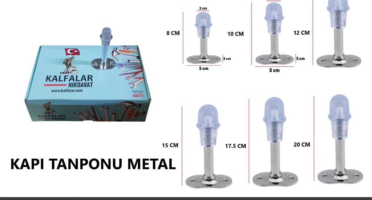 KAPI TANPONU METAL KAPLAMA 8 CM