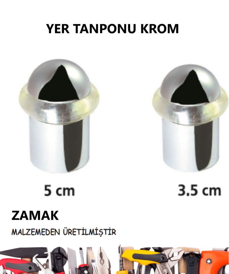 KAPI TANPONU YER KROM 3.5 CM
