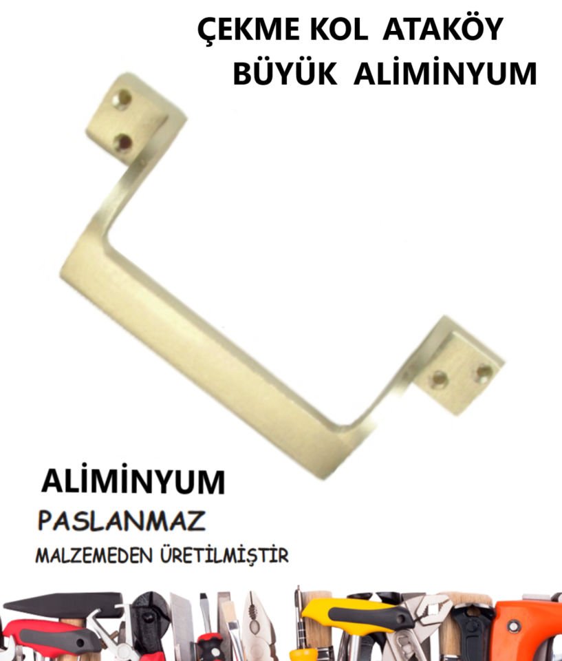 ÇEKME KOL ALİMİNYUM ATAKÖY SATEN BÜYÜK 20 CM