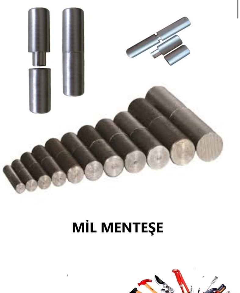 MİL MENTEŞE 20 MM BOY 86 MM