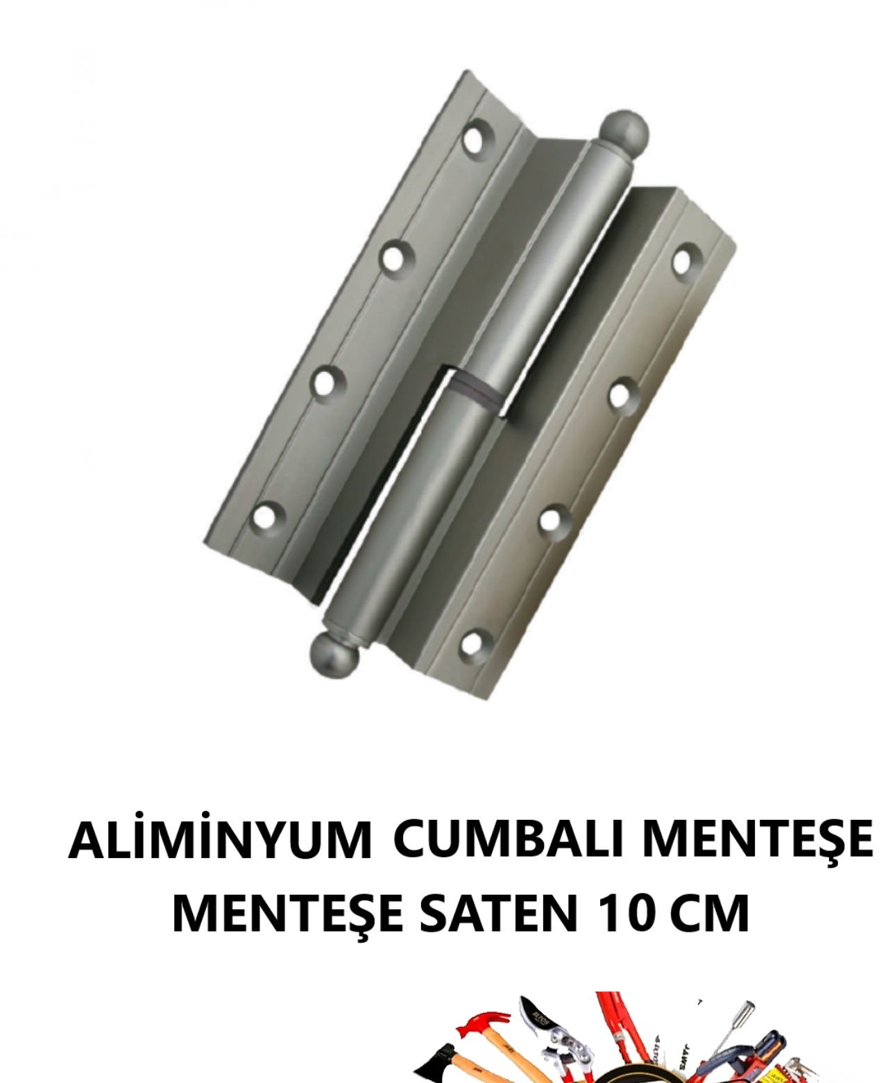 ALİMİNYUM CUMBALI MENTEŞE SATEN 10 CM
