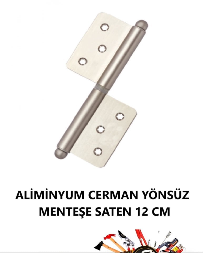 YÖNSÜZ ALM MENTEŞE CERMAN SATEN 12 CM