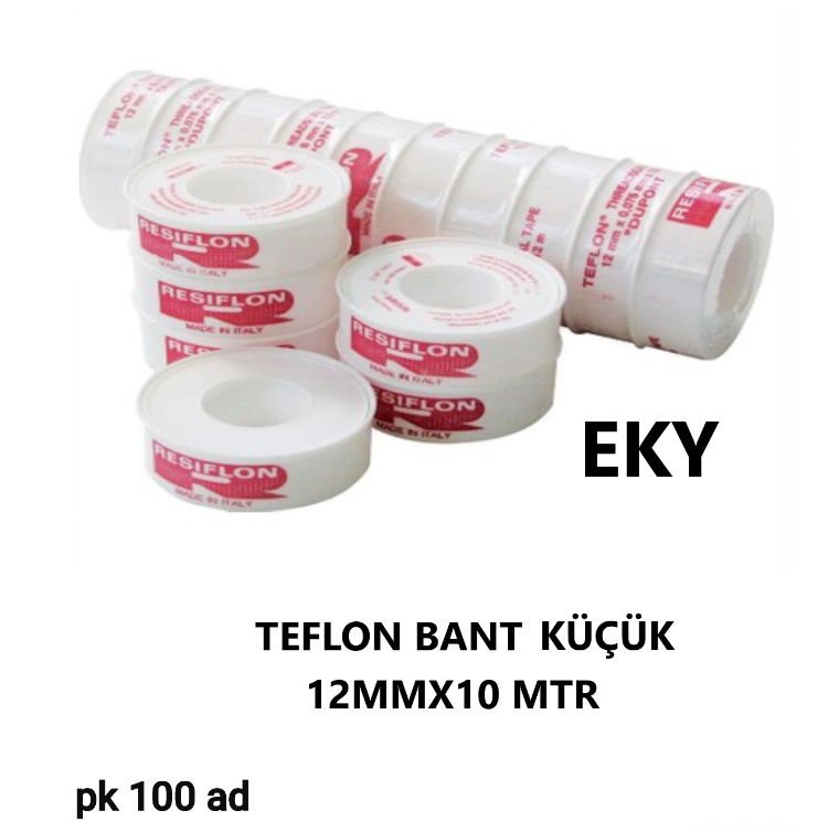 TEFLON BANT KÜÇÜK EKY 12MMX10 METRE