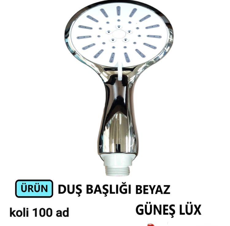DUŞ BAŞLIĞI BÜYÜK KAFA FONKSİYONLU GÜNEŞ BEYAZ LÜX