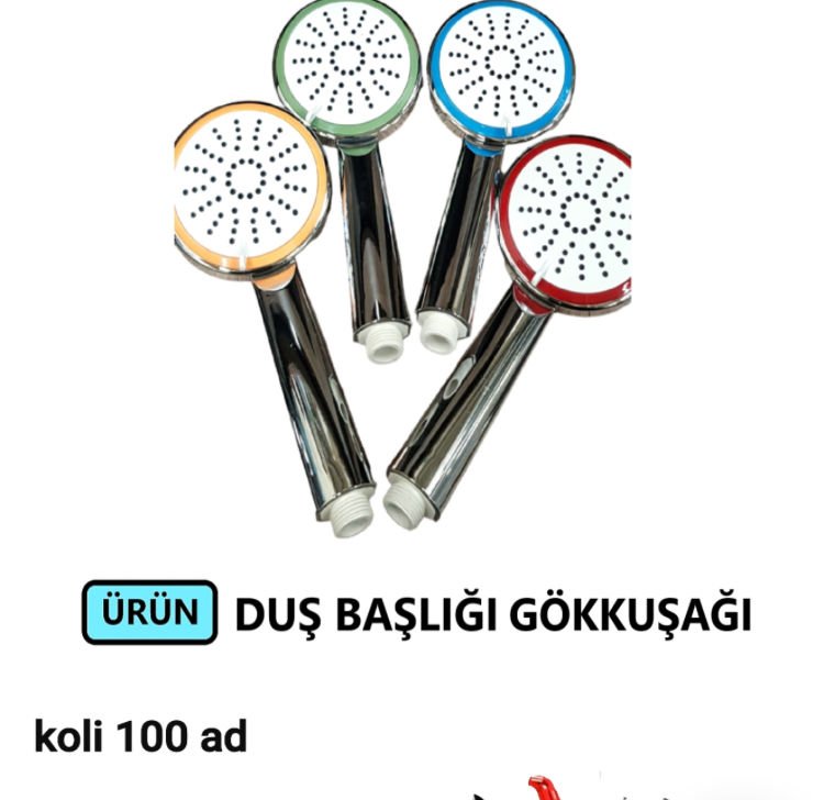 DUŞ BAŞLIĞI FONKSİYONLU BÜYÜK KAFA GÖKKUŞAĞI