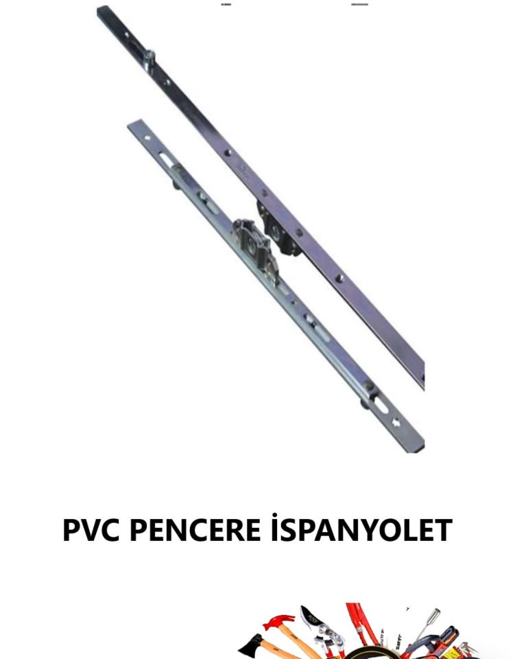 PVC İSPANYOLET PENCERE 100 MM