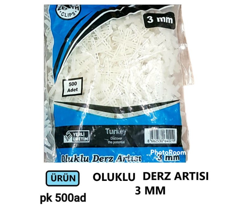 DERZ ARTISI 3 MM OLUKLU