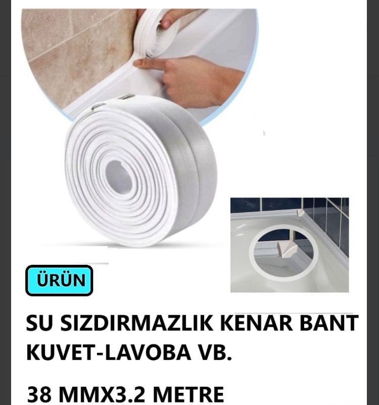 BANT KENAR SU SIZDIRMAZLIK 38MMX3.2 METRE
