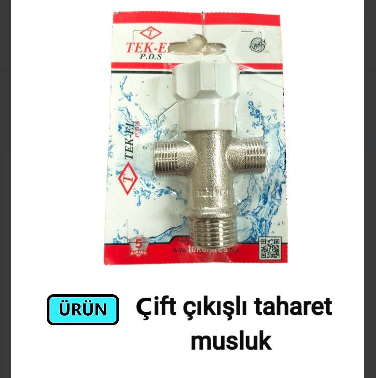 MUSLUK TAHARET ÇİFT ÇIKIŞLI AMBALAJLI