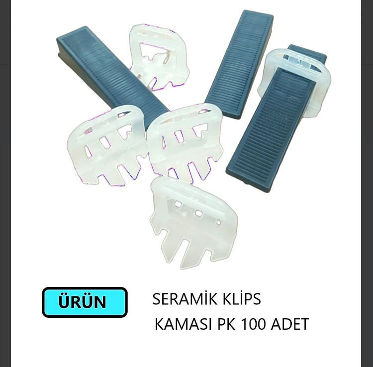 SERAMİK KLİPS KAMASI PAKET 100 ADET