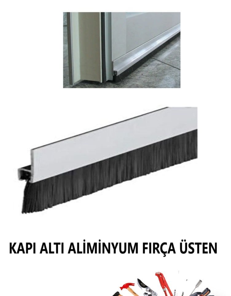 KAPI ALTI ALİMİNYUM FIRÇA 100 CM ÜSTTEN