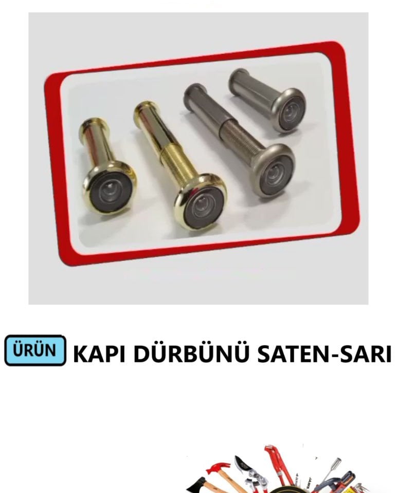KAPI DÜRBÜNÜ 180 D 35-60 MM SARI
