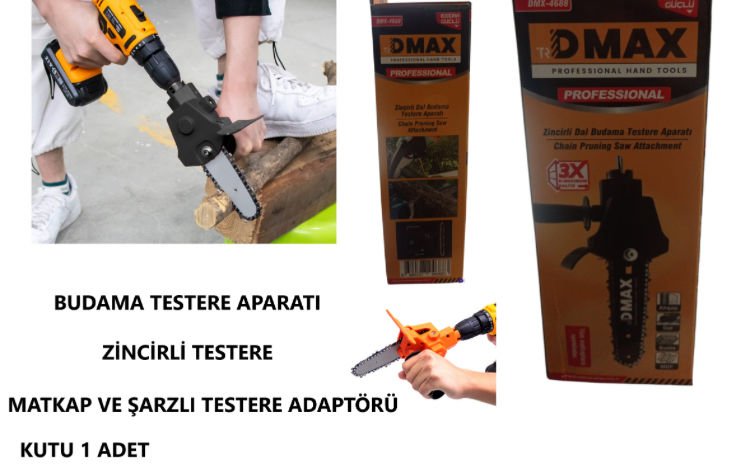 BUDAMA TESTERE APARATI ZİNCİRLİ DÖNÜŞTÜRÜCÜ D-MAX