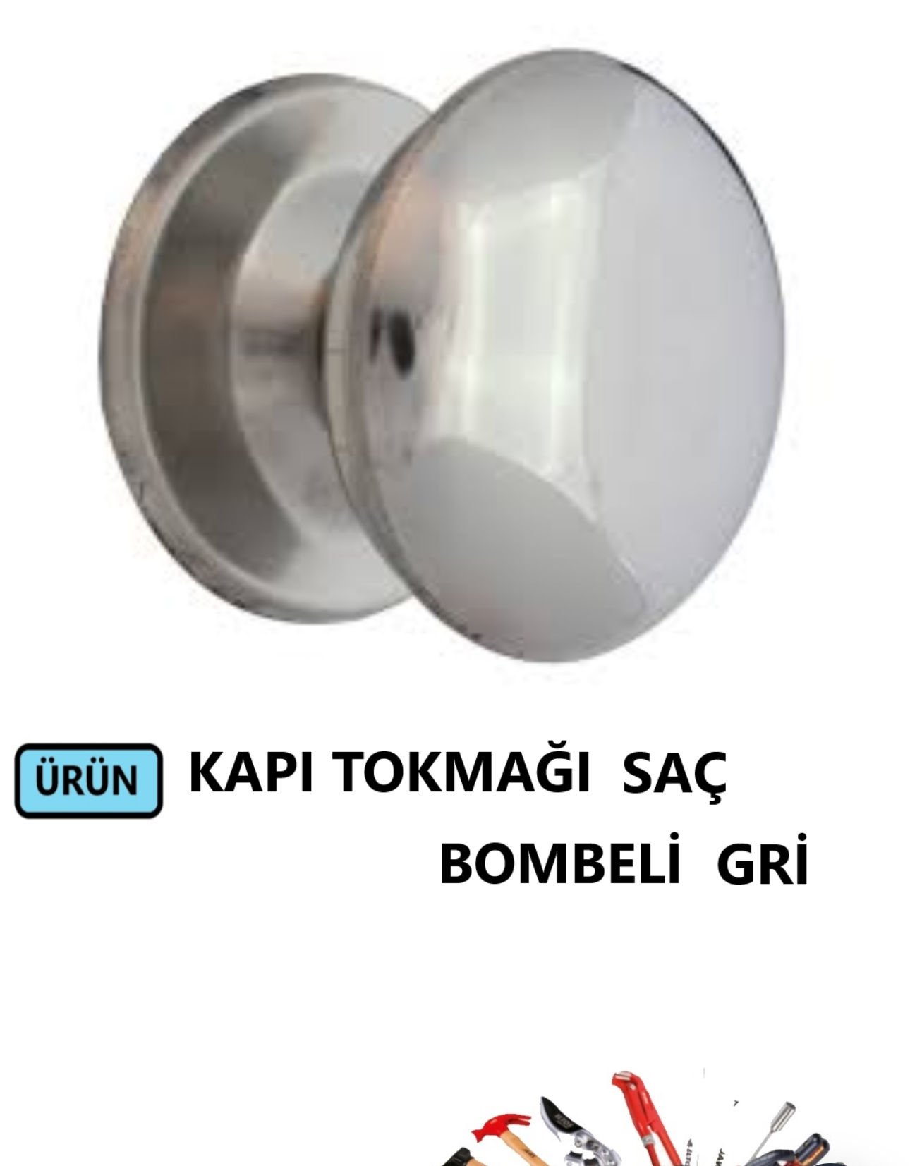 KAPI TOKMAĞI BOMBELİ SAÇ GRİ