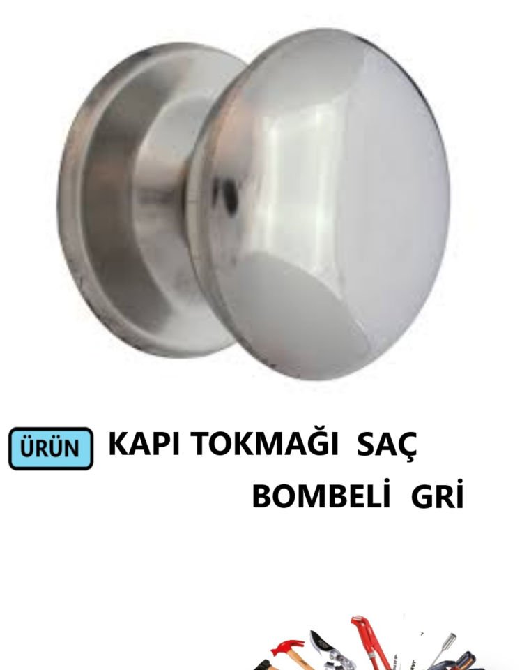 KAPI TOKMAĞI BOMBELİ SAÇ GRİ