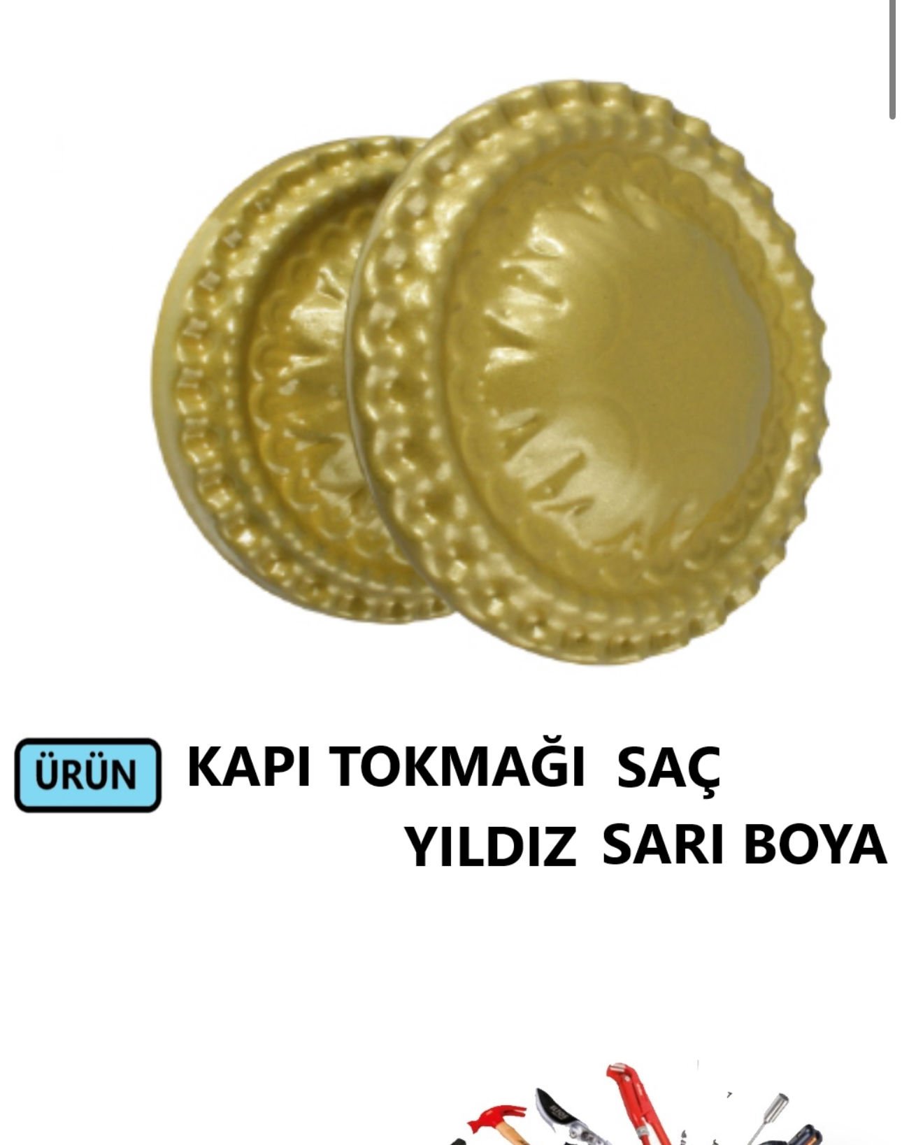 KAPI TOKMAĞI YILDIZ SAÇ SARI