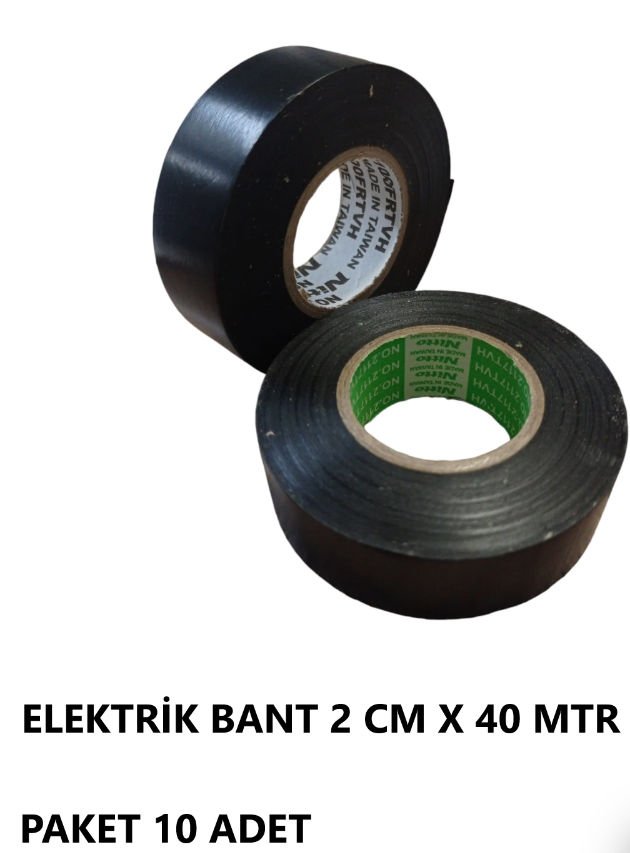 ELEKTRİK BANT SİYAH 2 CM X 40 METRE NET