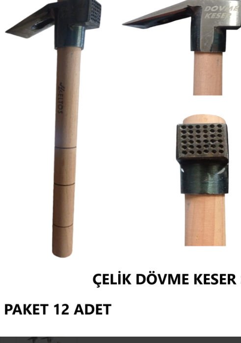 KESER USTA DÖVME ÇELİK SAPLI PROFOSYENEL ELTOS