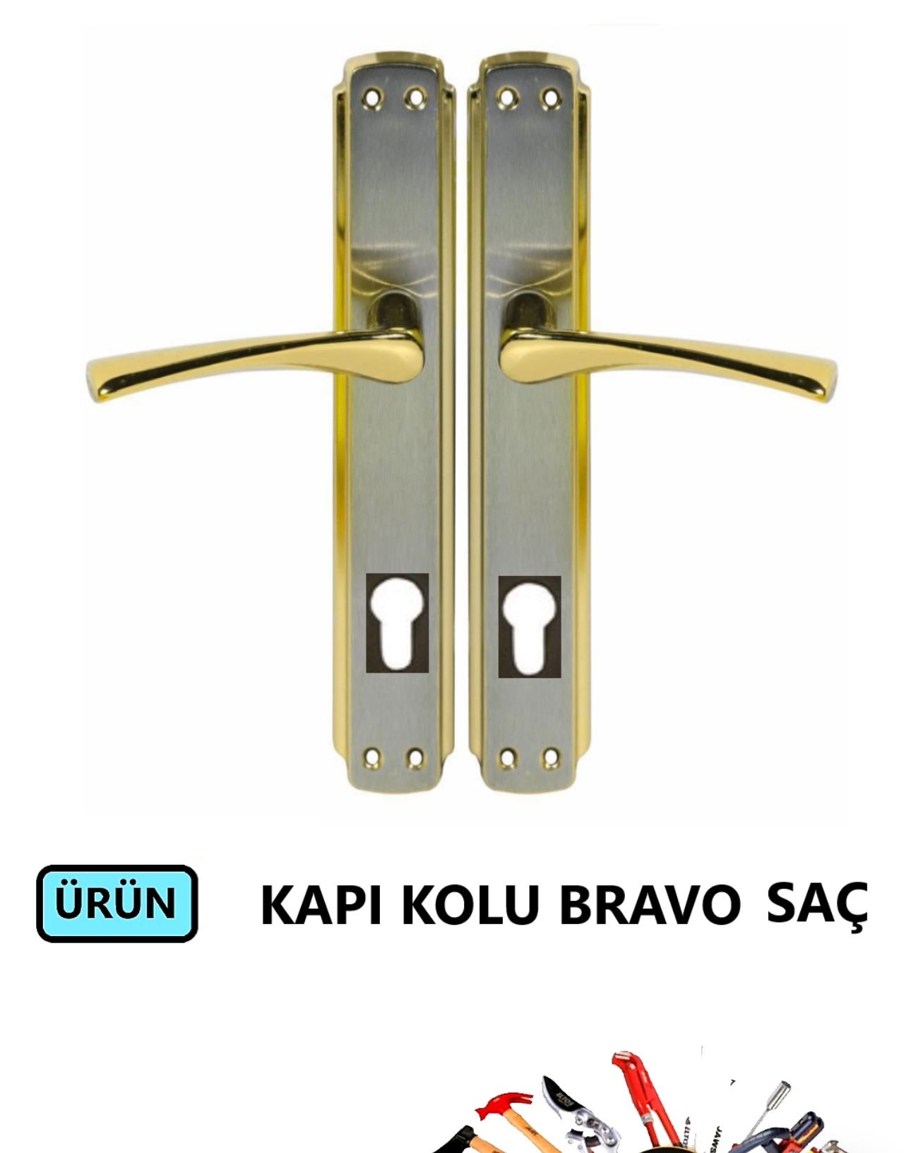 KAPI KOLU BRAVO ALBİFRİN-SATEN YALE SAÇ