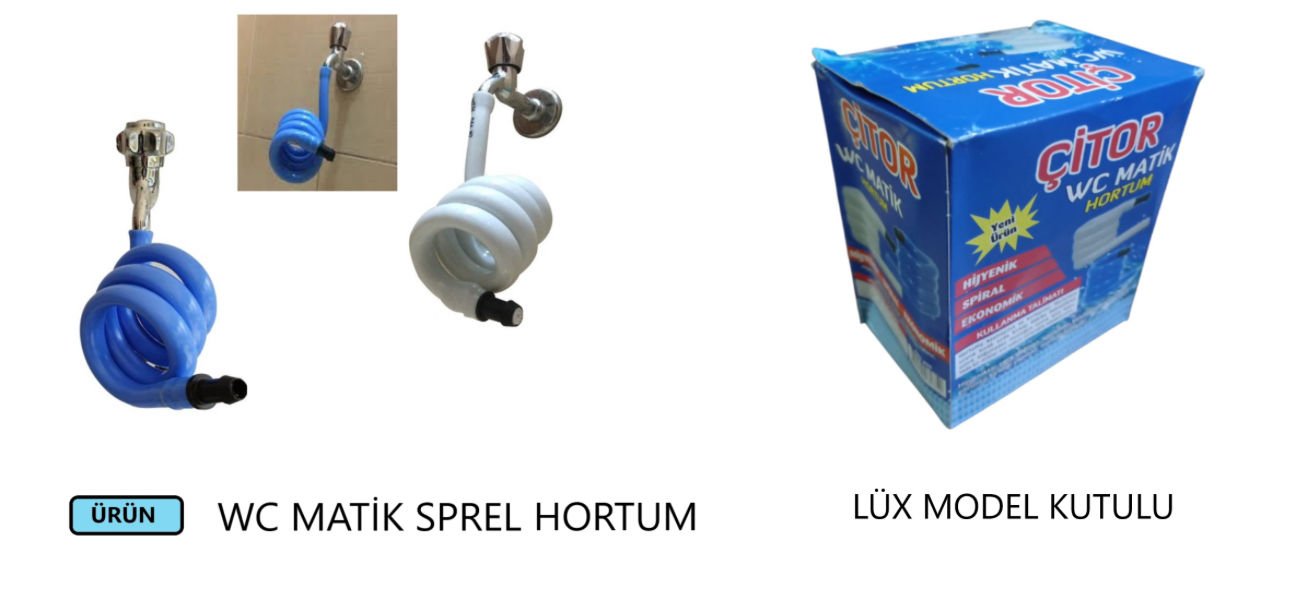 WC HORTUM MATİK SPREL UZAYAN KUTULU LÜX