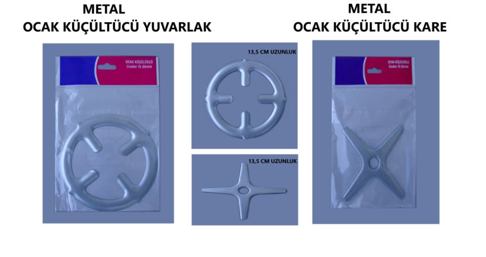 OCAK KÜÇÜLTÜCÜ METAL X MODEL 13,5 CM