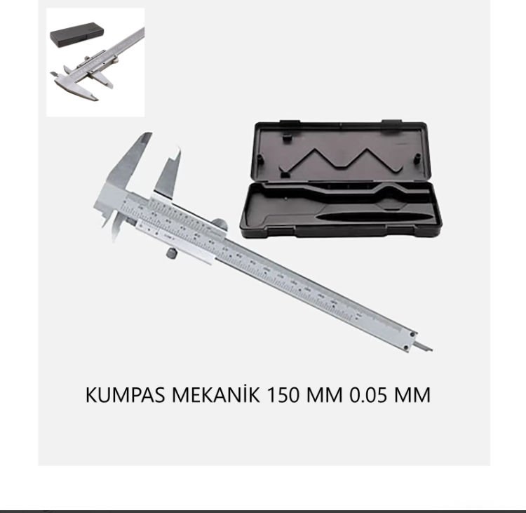 KUMPAS MEKANİK 150 MM 0.05 MM