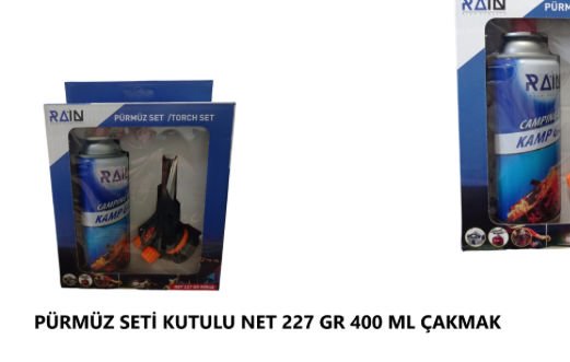 PÜRMÜZ SETİ KUTULU NET 227 GR 400 ML ÇAKMAK GAZ UYUMLU