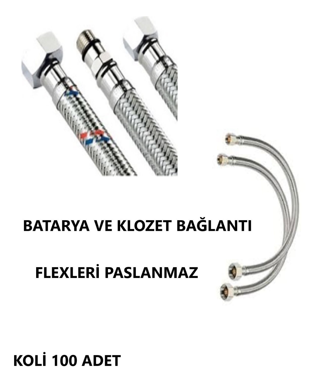 FLEX BAĞLANTI BATARYA 70 CM PASLANMAZ