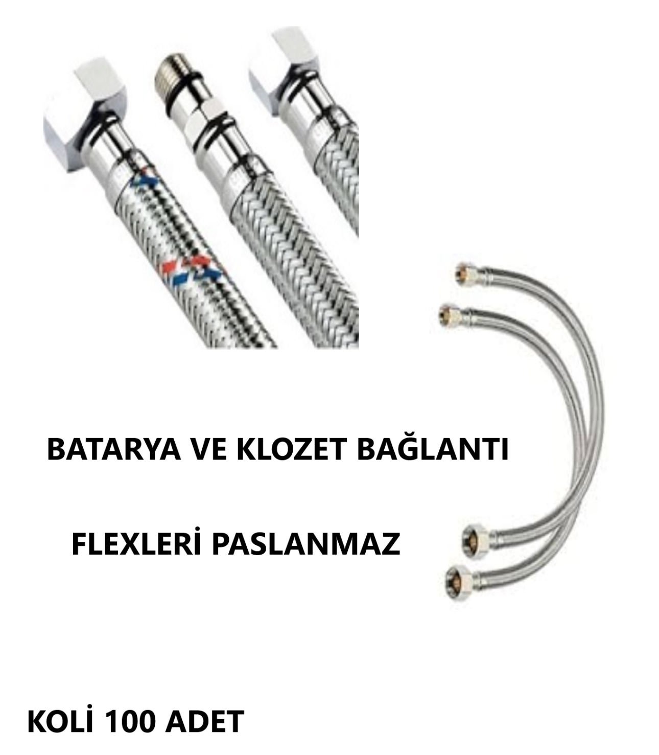 FLEX BAĞLANTI BATARYA 50 CM PASLANMAZ