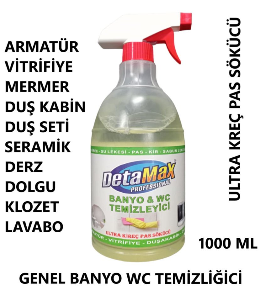BANYO WC TEMİZLİĞİCİ 1000 ML KALFA-MAX