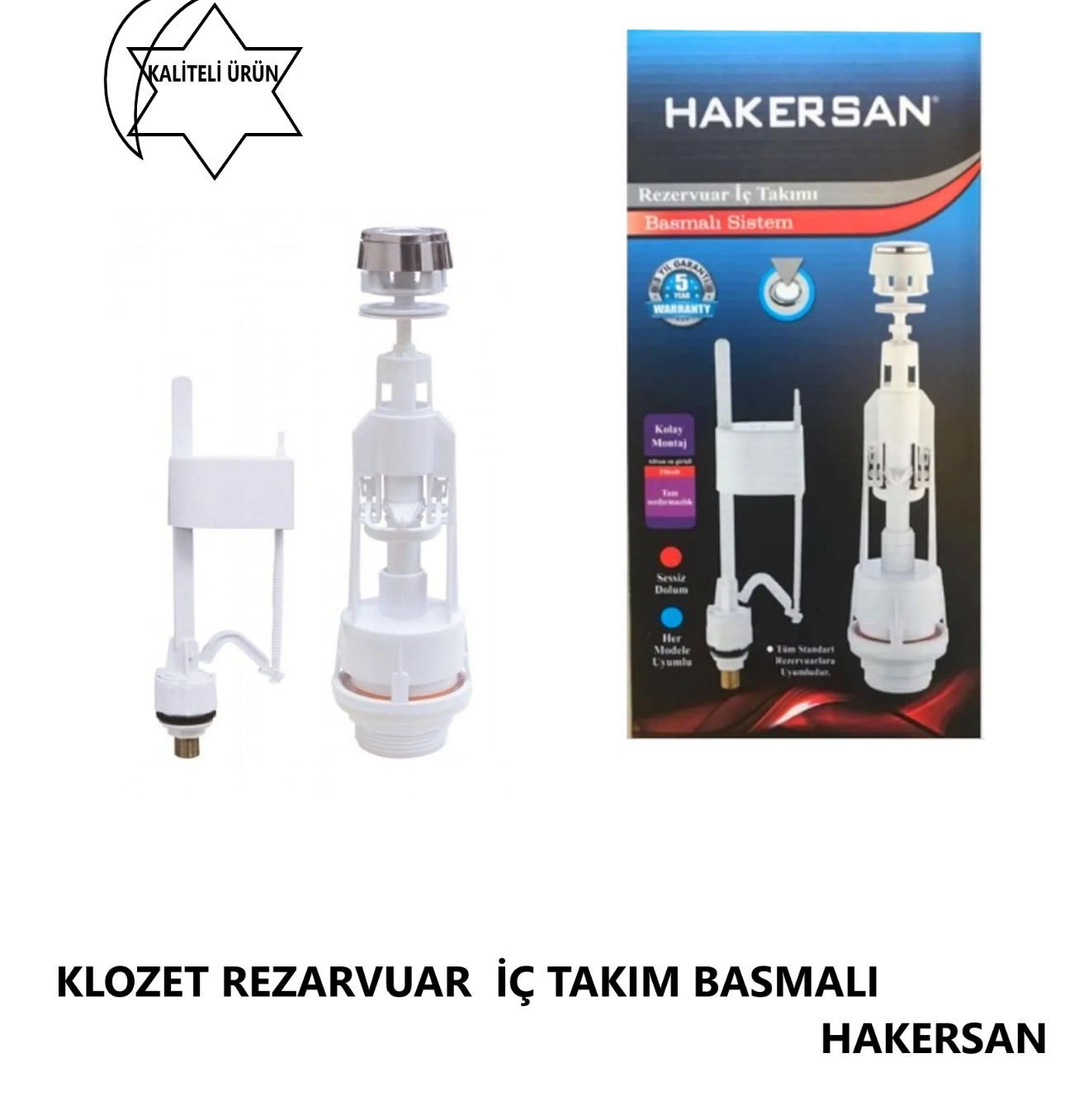 KLOZET REZERVUAR İÇ TAKIM BASMALI HAKERSAN