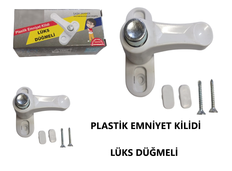 KIRILMAZ EMNİYET KİLİDİ LÜX DÜĞMELİ PLASTİK